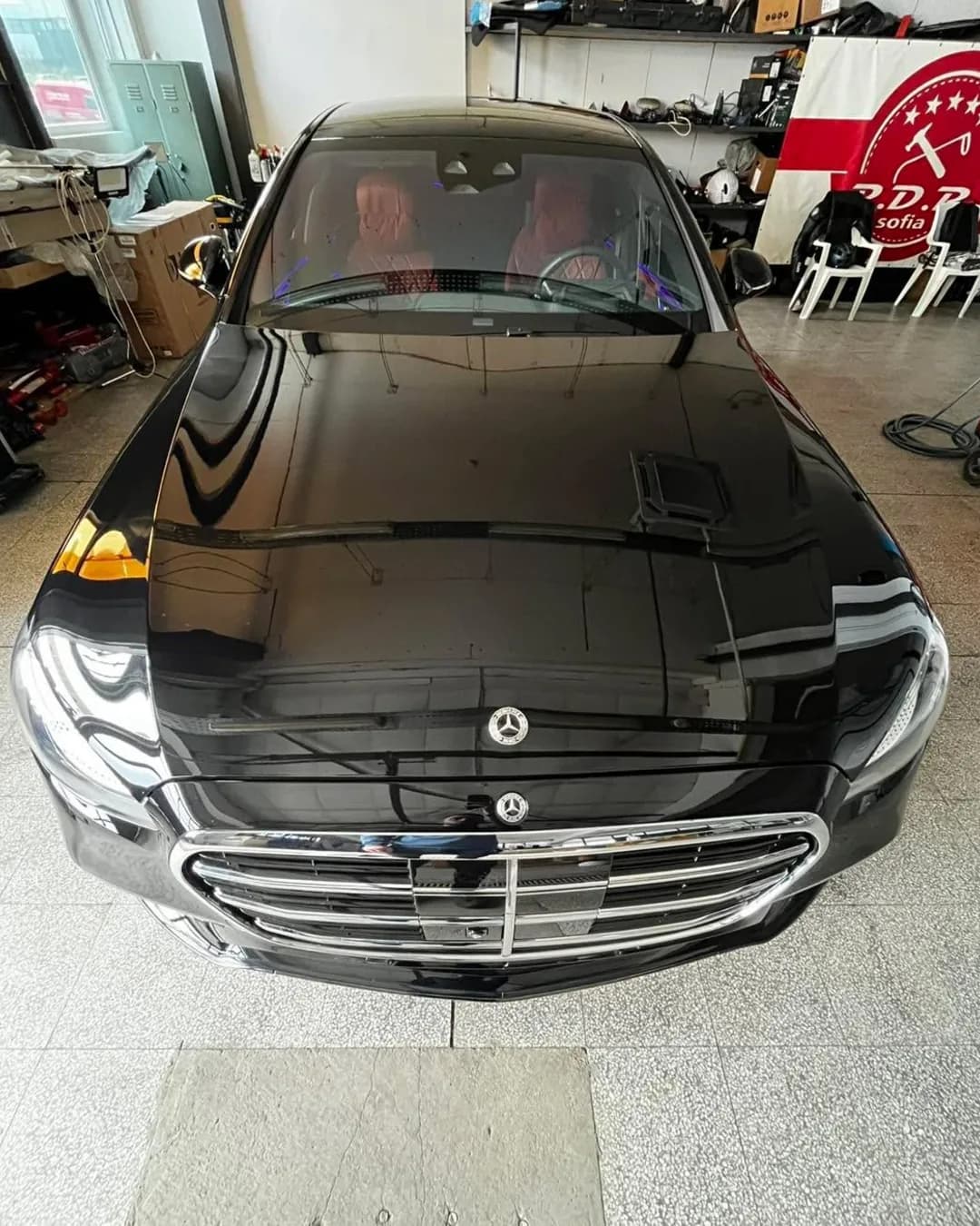 Кадър 2 от 10: Mercedes-Benz с PPF защита