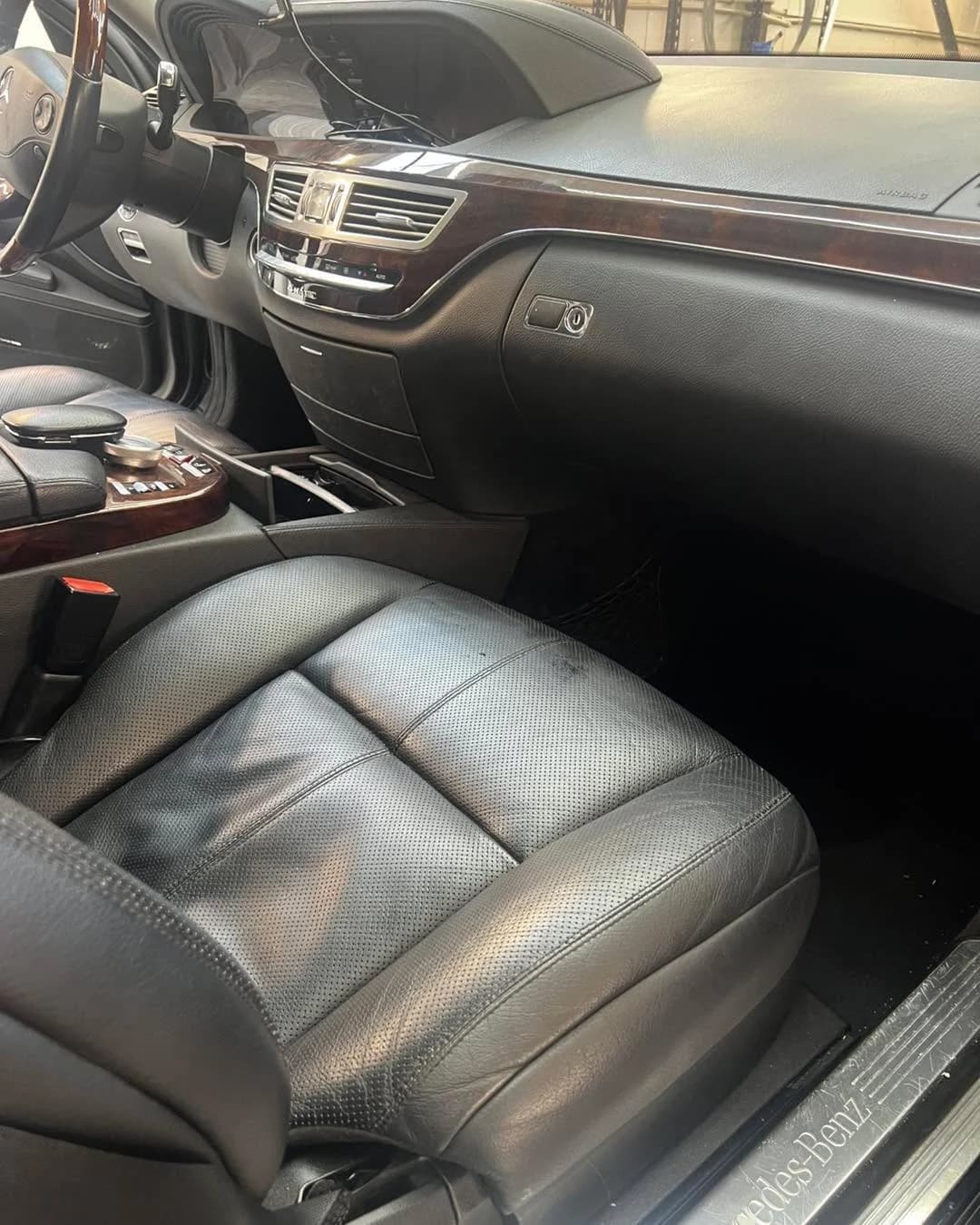 Mercedes-Benz S-Class след детайлинг работа в студиото на SRV
